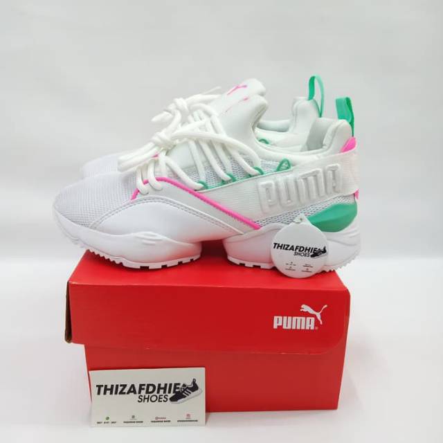 puma muse maia varsity white