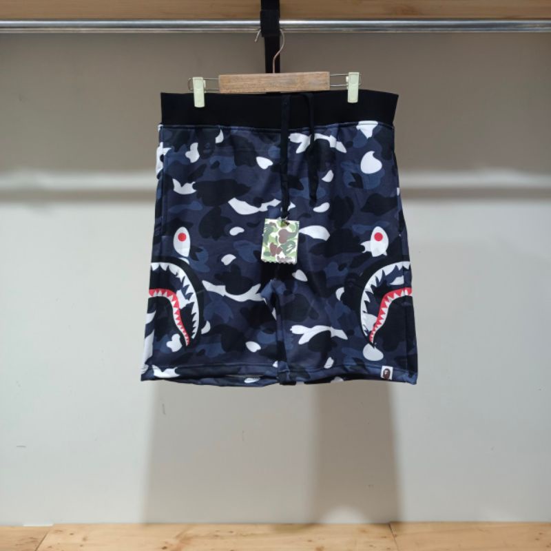 JOGGER COLOR PENDEK SHOTPANST AAPE BY A BATHING APE SHACK CAMO PREMIUM QUALITY UNISEX
