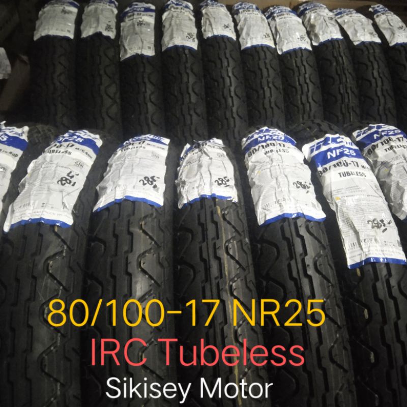 BAN 80/100-17 IRC TUBELESS NF25 BAN DEPAN NEW MEGAPRO
