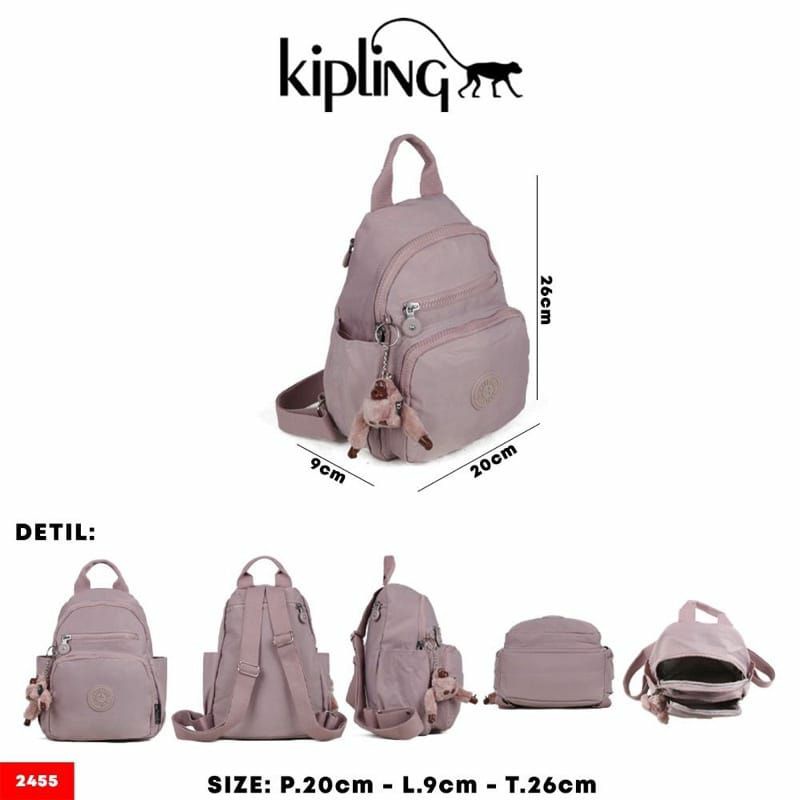 Tas ransel wanita K1pling 2455 small backpack cyutebags