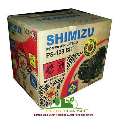 Pompa Air Shimizu PS 128 BIT Asli Bergaransi