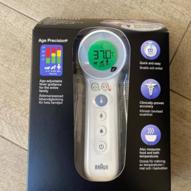 Braun BNT 400 Termometer Infrared No-Touch + Dahi