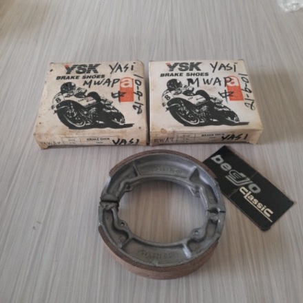 kampas rem belakang YAMAHA YASI YAS1 YAS-1 TWIN merk YSK JAPAN 183-25330-01