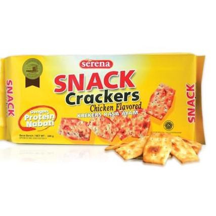 

[ NEW DROP ] Serena Snack Crackers Chicken Flavored / Krekers Rasa Ayam 210gr