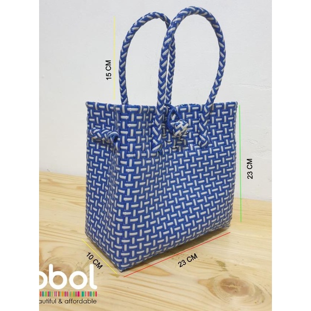 ❃ Tas Anyaman Jaly | Jali Jali | size S Reguler - Merah ☛