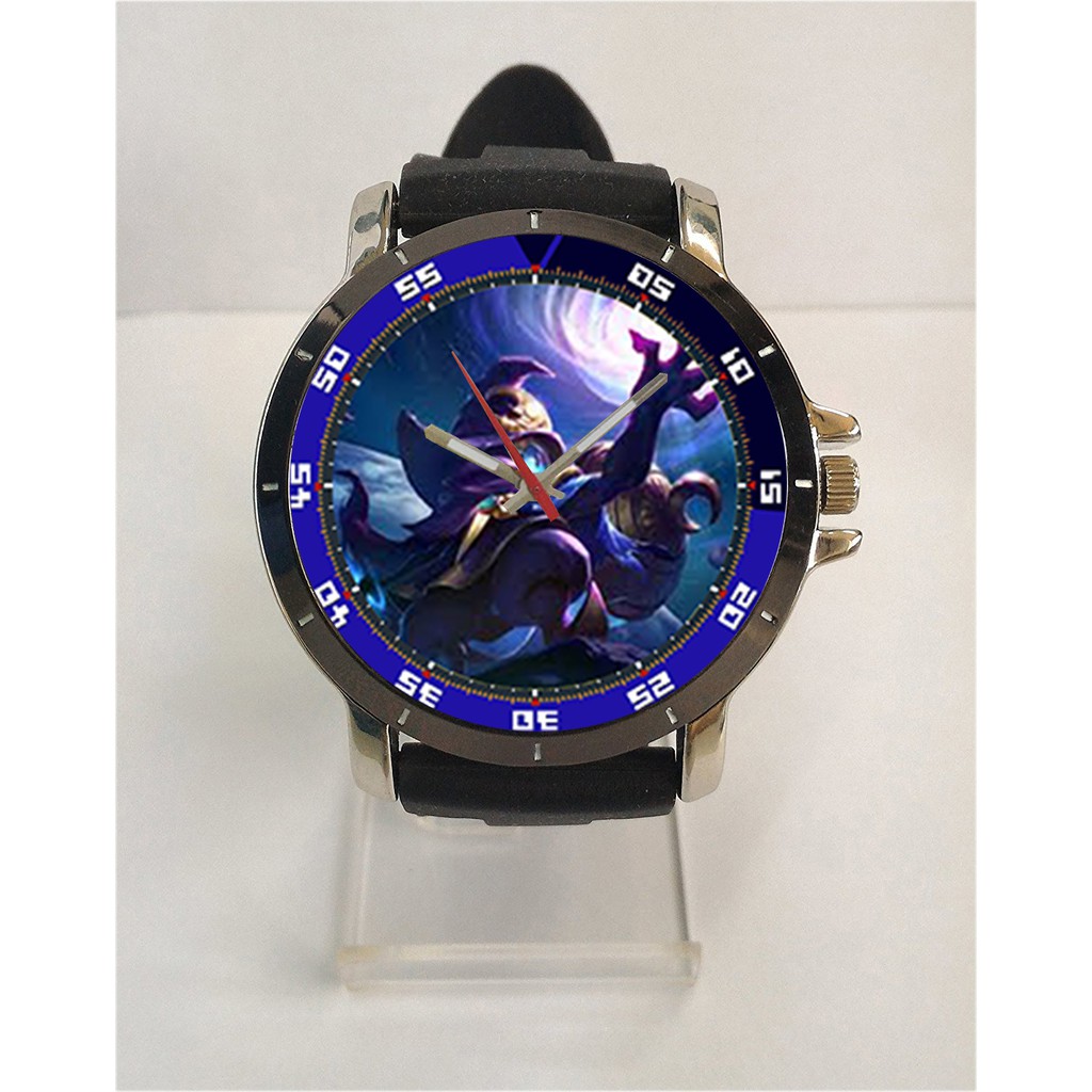 Jam Tangan Pria dan Wanita Rubber Custom Tema Mobile Legends Cyclops Terbaru dan Termurah