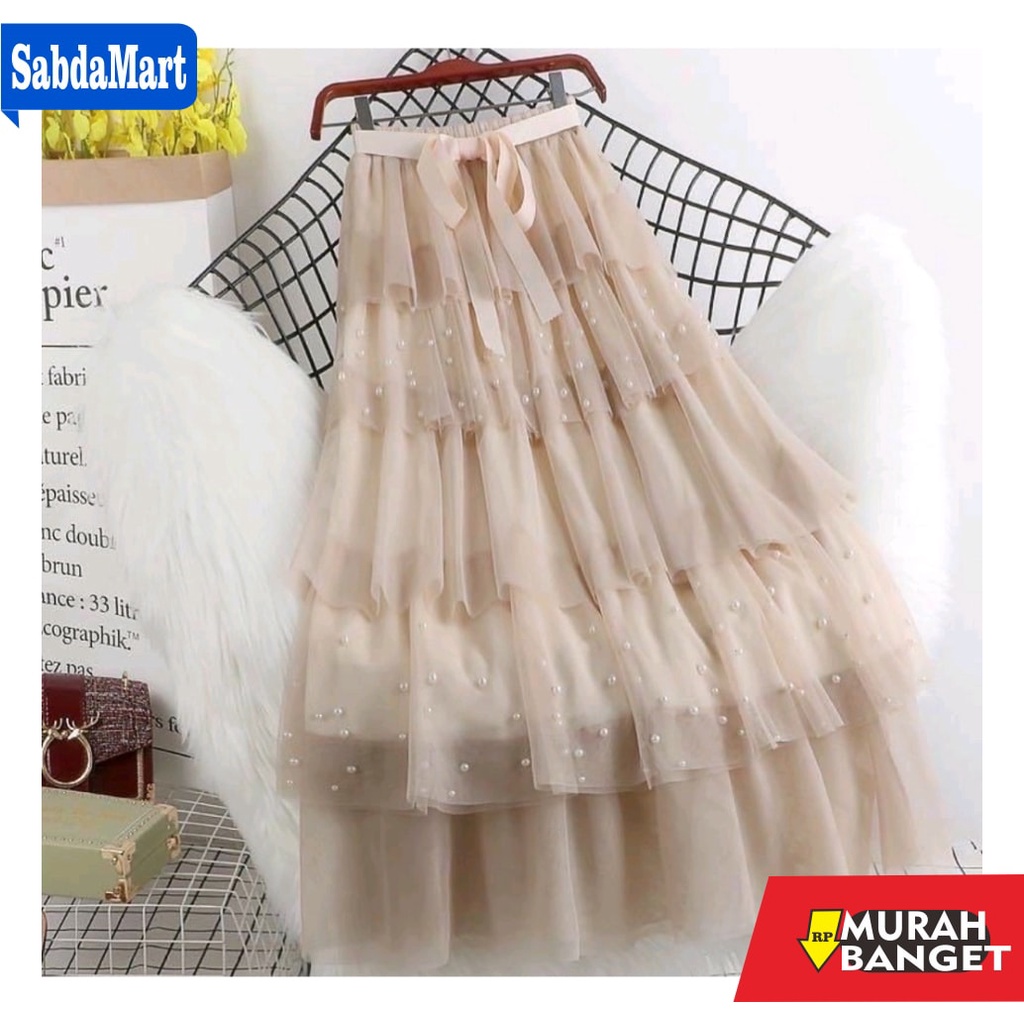 Rok tutu terbaru- Rok Tutu Import Susun Tingkat Mutiara / rok tutu susun tingkat mutiara import prem