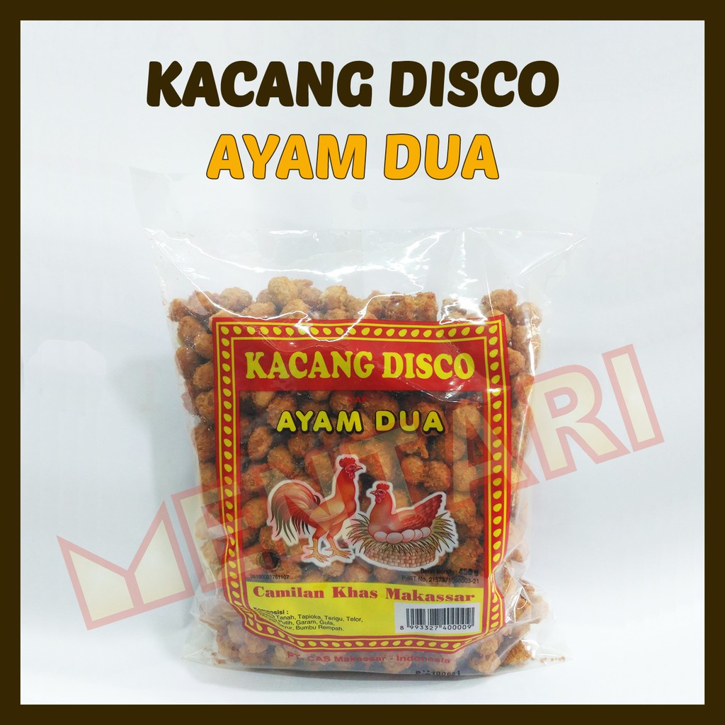 

Kacang Disco Ayam Dua 450 Gr Khas Makassar