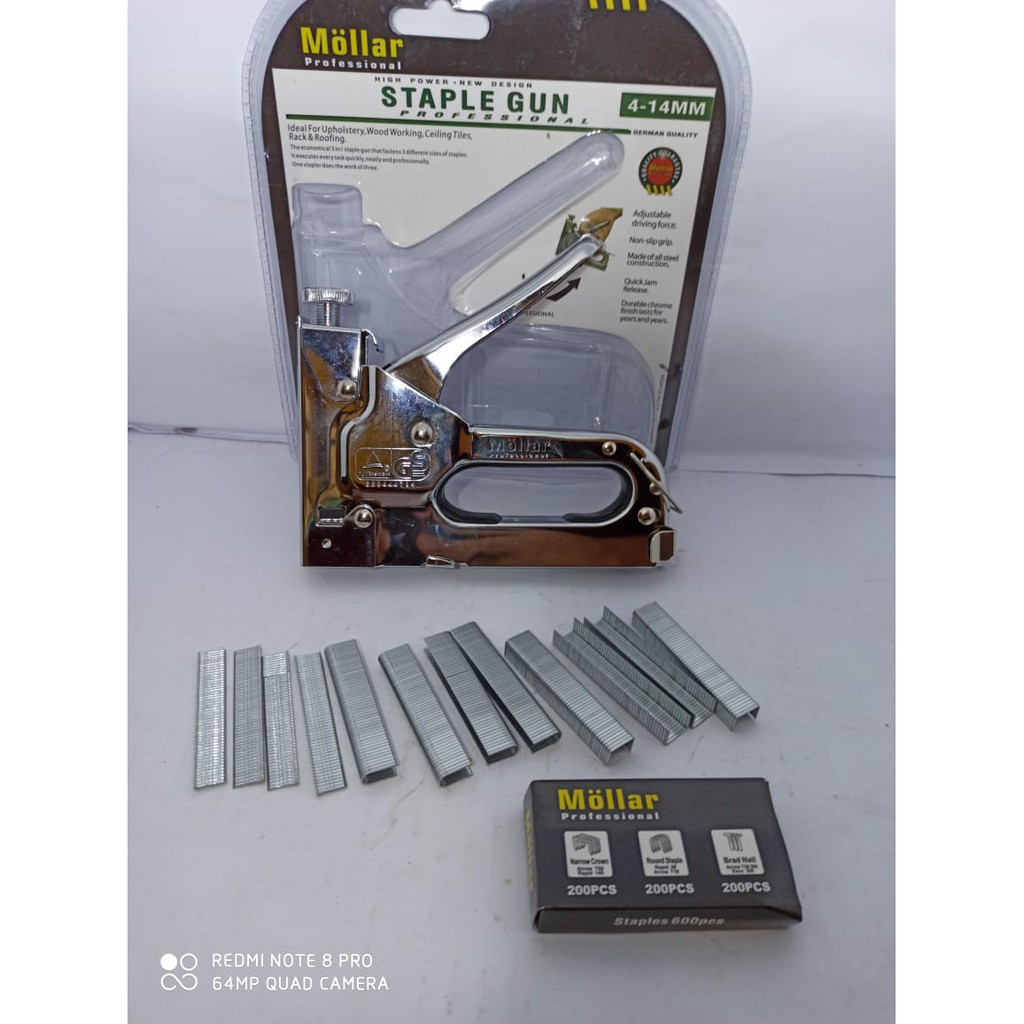 

BAYAR DI TEMPAT (COD)Staples Gun Tacker 3 In 1 / Staple Jok Tembak Hekter 3 Way