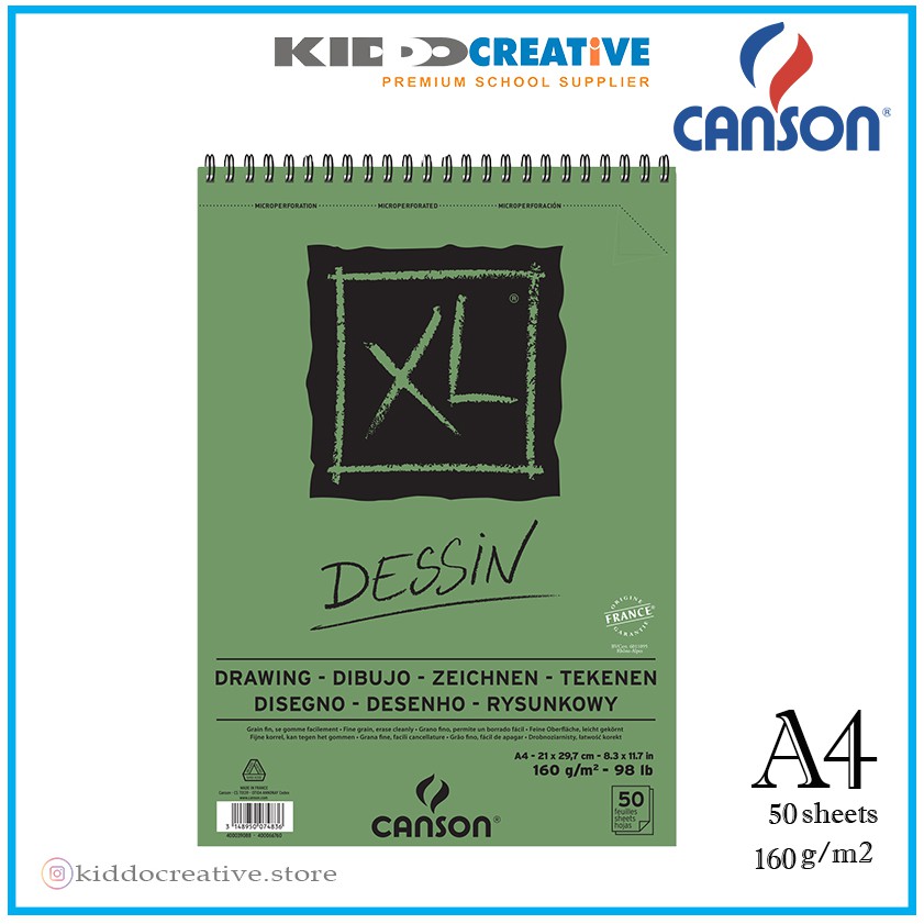 

CANSON XL DRAWING 50S A4 160G