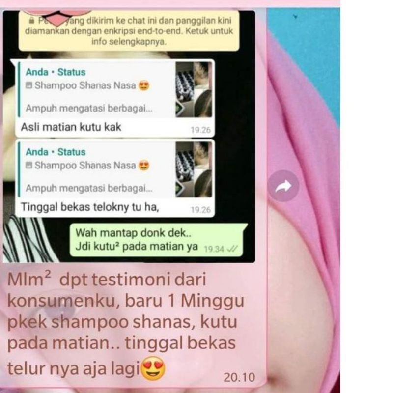 COD FREEONGKIR Shampo Kutu Shanas Sampo Sanas Anti Lepek Ketombe Dan Bau