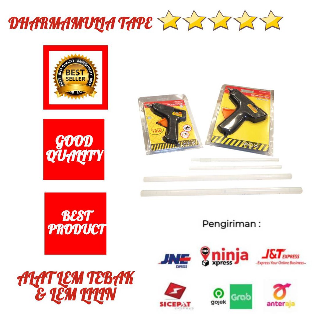 ALAT TEMBAK LEM LILIN & ISI LEM LILIN