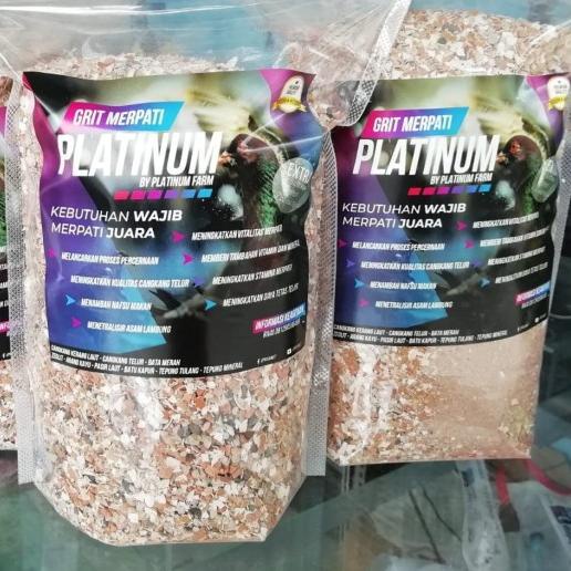 Grit Platinum - Grit merpati - Grit bata merah - Grit kulit telur -