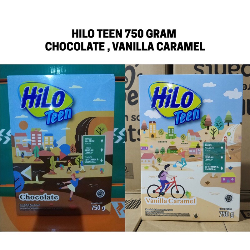 

Hilo Teen Rasa Coklat & Vanilla Caramel 750gr