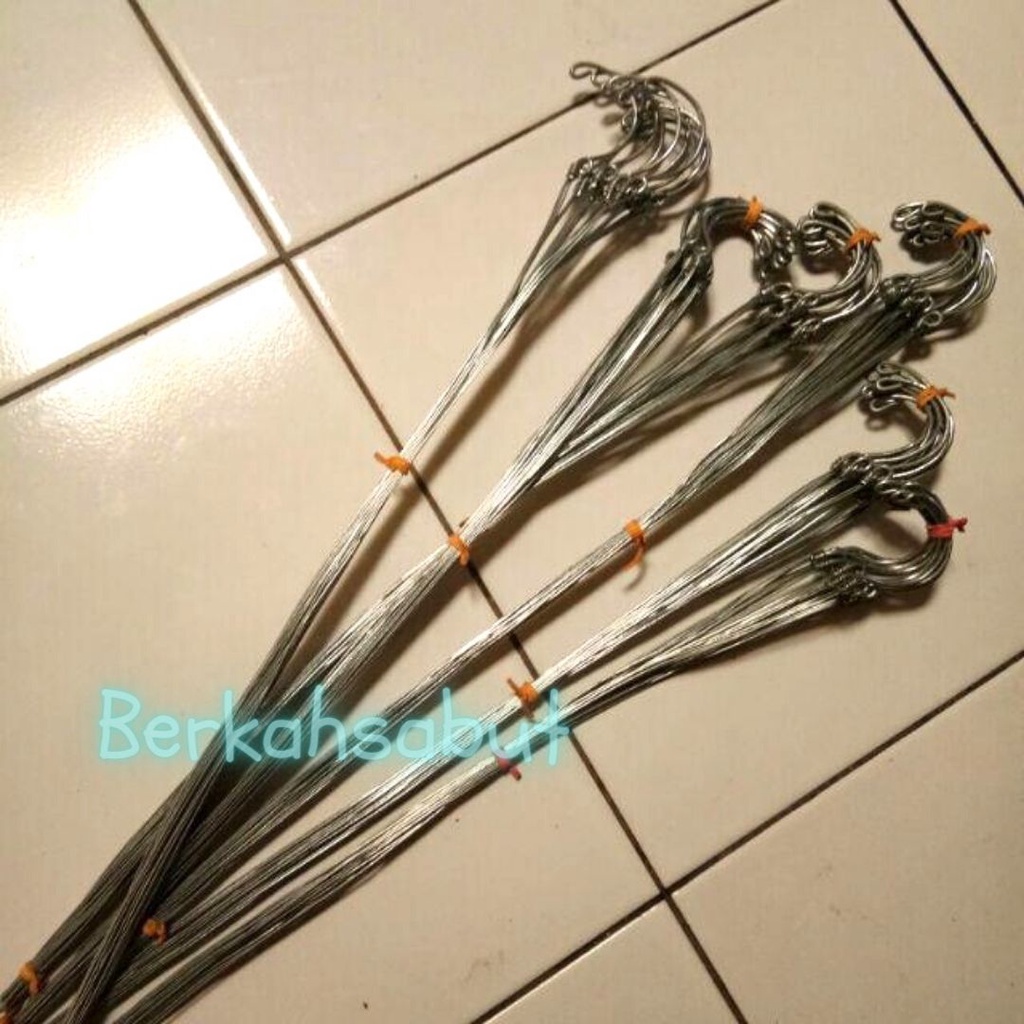 Kawat gantungan pot 3 kaki panjang 70cm - kawat pot gantung