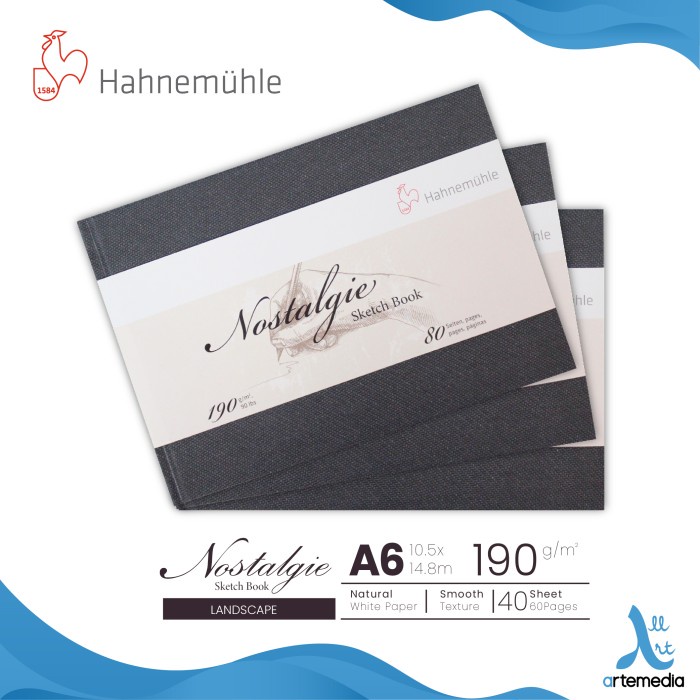 

Hahnemuhle Nostalgie Sketchbook Buku Sketsa