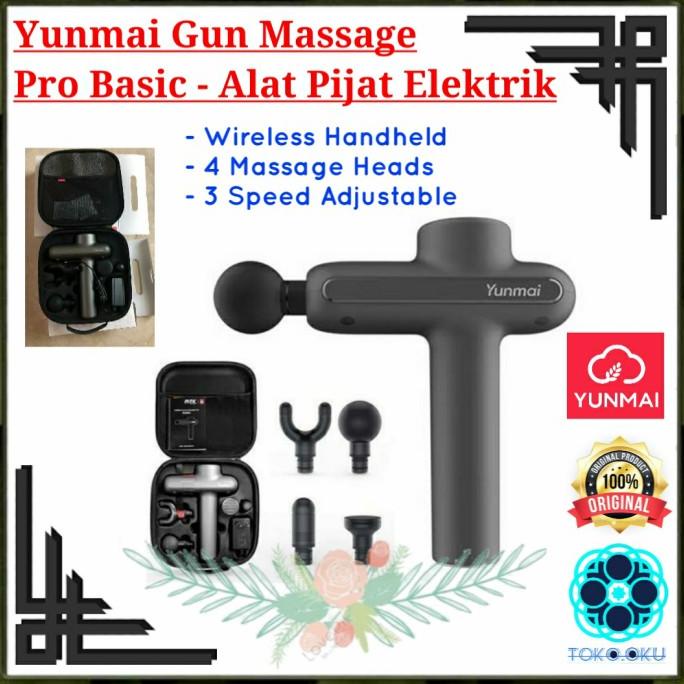 Alat pijat Elektrik Yunmai Gun Pro basic By xiaomi deep muscle massage - yunmai probasic