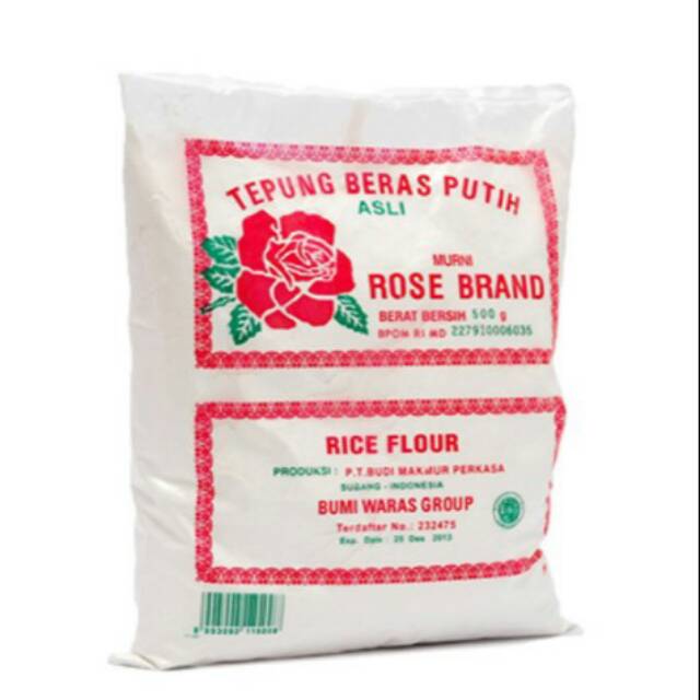 

Tepung beras rose brand 500gr