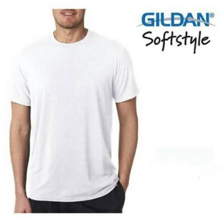  Kaos  Baju Polos  Gildan  Softsyle White 63000 Putih  Original 