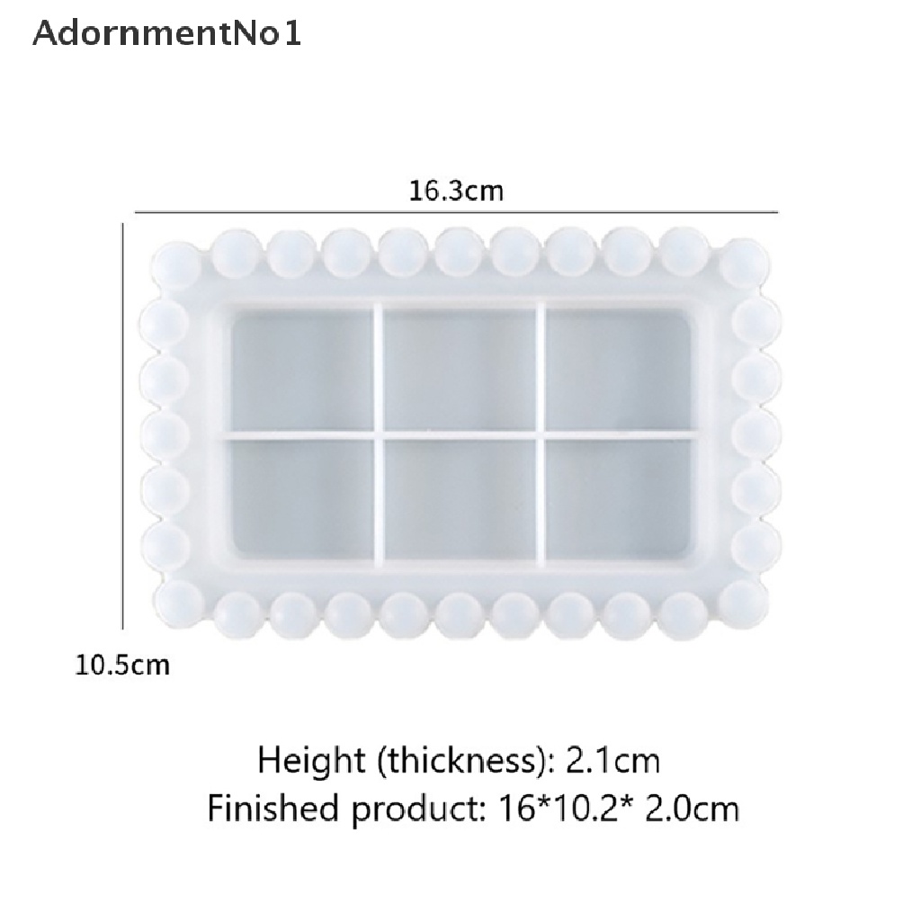 (AdornmentNo1) Cetakan Buah / Teh Bentuk Persegi Panjang Bahan Silikon