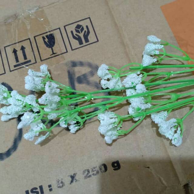 BABY BREATH BUNGA PLASTIK ARTIFICIAL PALSU DEKORASI BUNGA