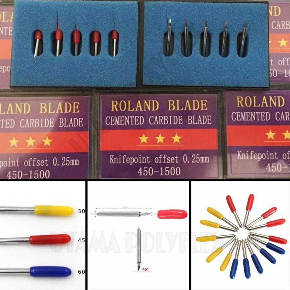 

[IEGL95462] Roland Blade Jinka Teneth / Mata Pisau Mesin Cutting Sticker Vinyl Polyflex / Jarum Mesin Cutting
