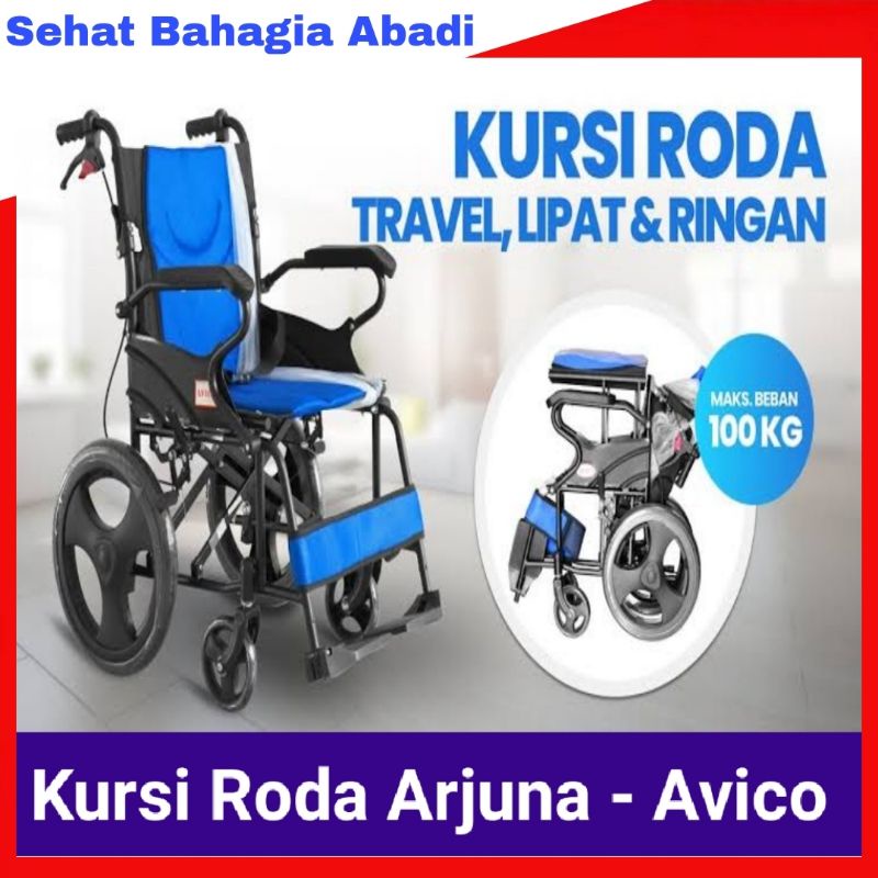 Jual Kursi Roda Travel Kursi Roda Kursi Roda Arjuna Avico Kursi