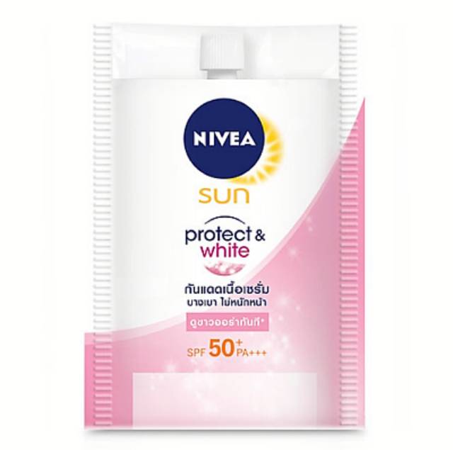 NIVEA THAI Sun Protect &amp; White INSTANT AURA Sun Protection Serum SPF50+ PA+++ (7ml)