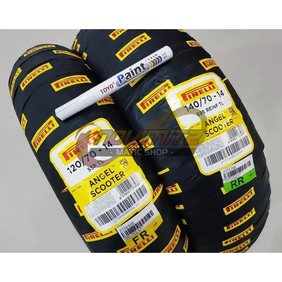 Ban Pirelli Angel Scooter Depan Belakang Aerox 155 Gratis Spidol Ban Toyo
