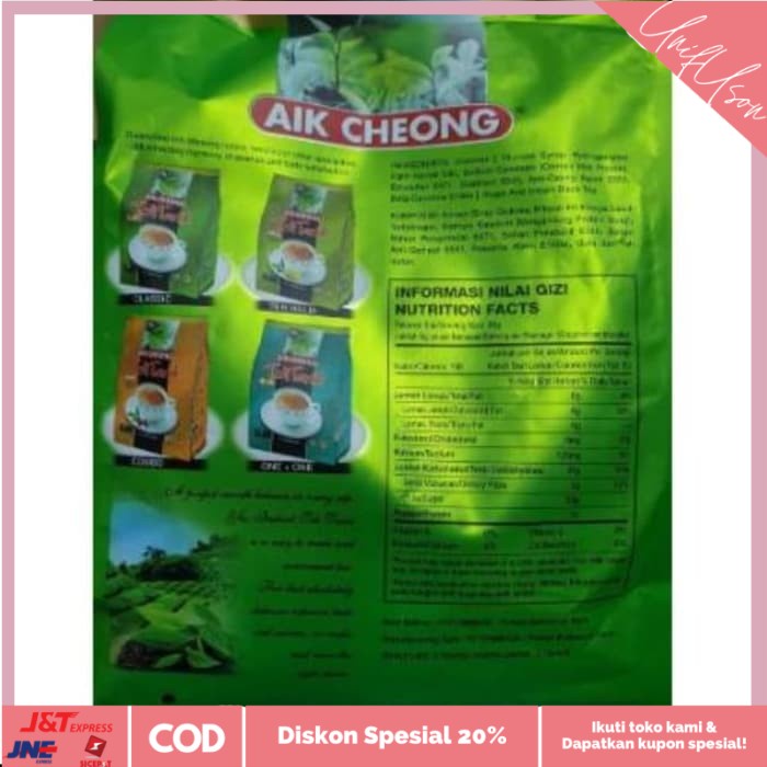 

⭐COD⭐ Teh Tarik Aik Cheong Classic