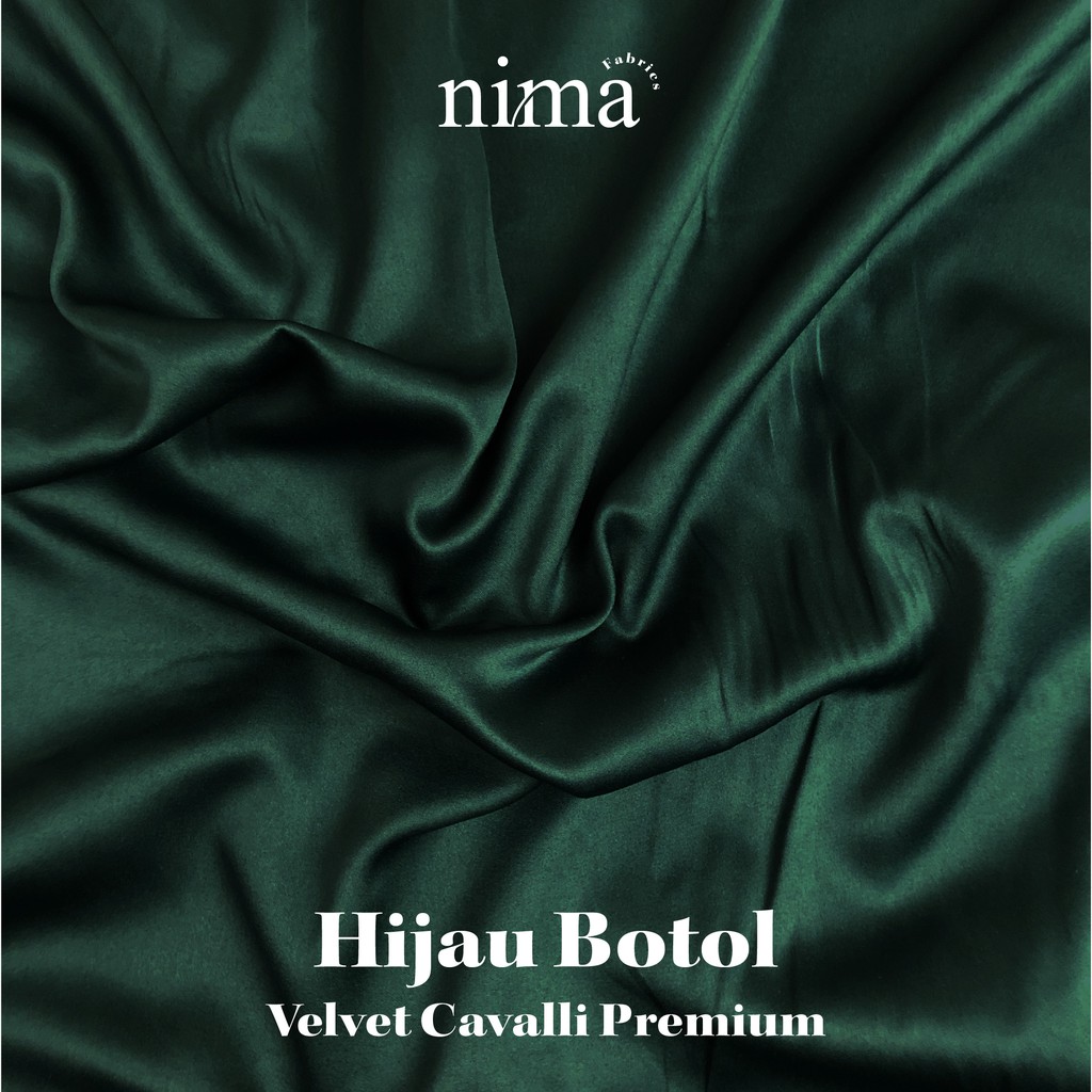 1 Meter Kain Satin Silk Velvet Premium Dress Hijab Bridesmaid (series 02)
