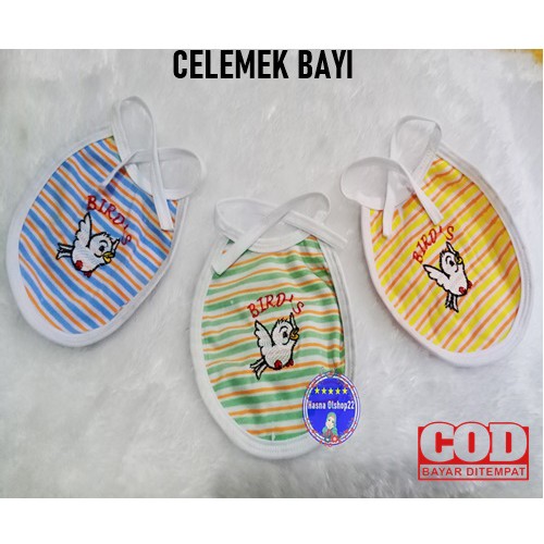 Celemek Makan Bayi / Slabber bayi /Celemek bayi