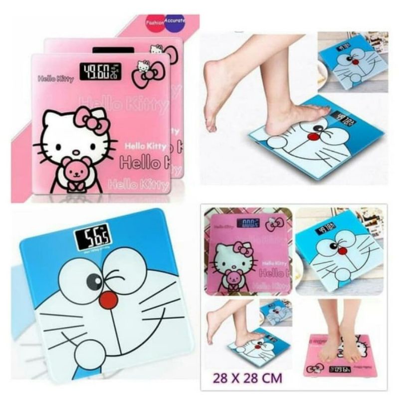 Timbangan Badan Digital Karakter Goto Mawmaw Timbangan Badan Kaca Digital Karakter Body Scale 180 Kg