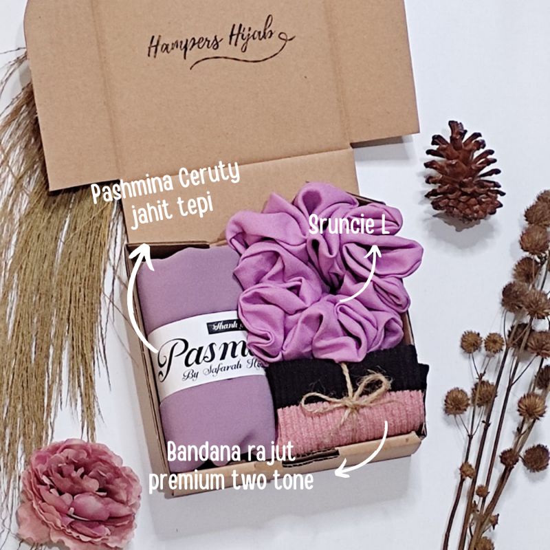

PAKET HAMPERS PASHMINA KADO PASHMINA GIFT BOX PASHMINA MURAH