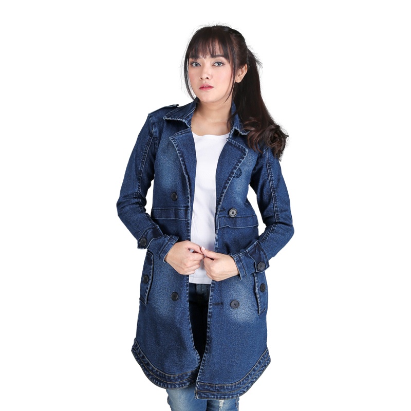 jaket jeans wanita /jaket jeans cewek /jaket jeans perempuan /jaket  blazzer / jaket jeans cewek modis /jaket blazer cewek RBE148