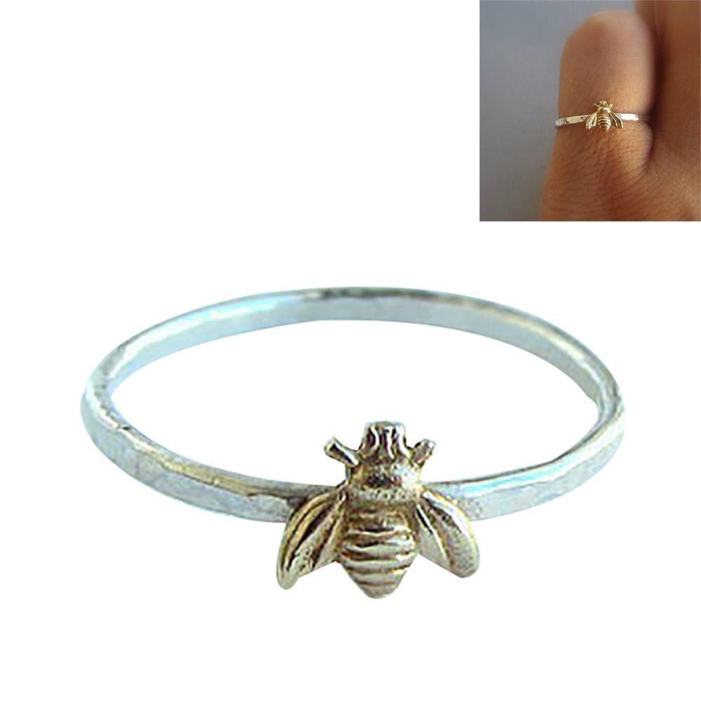 Lily Bee Finger Cincin Wanita Lady Cute Charm Pesona Perhiasan