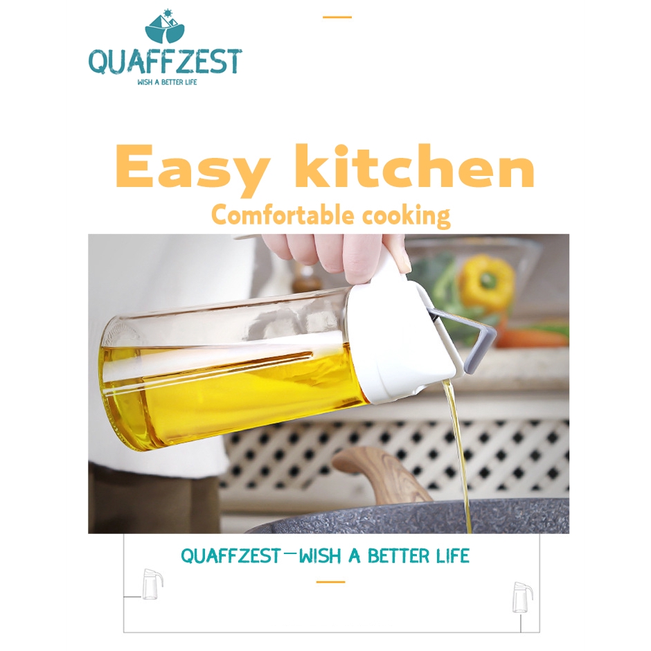 1pcs Cooking Seasoning Bottle Dispenser Sauce Bottle Glass Storage Bottles for Oil Vinegar