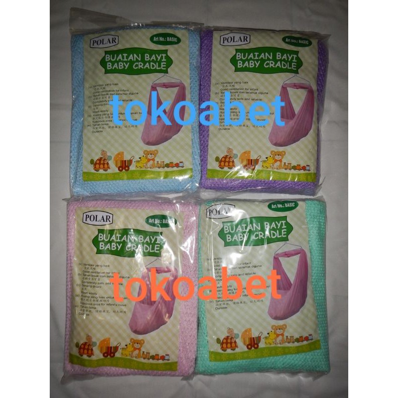 PAKET POLAR (Kain Ayun BASIC+Kelambu) Ayunan Bayi Manual &amp; Ayunan Elektrik Otomatis #tokoabet