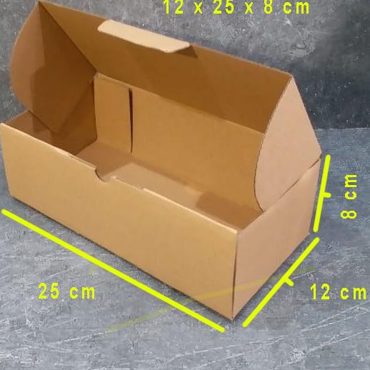 

SS-11>> Dus Kue Coklat 12x25 x8 / 10 pc / Kardus Box 12 x 25