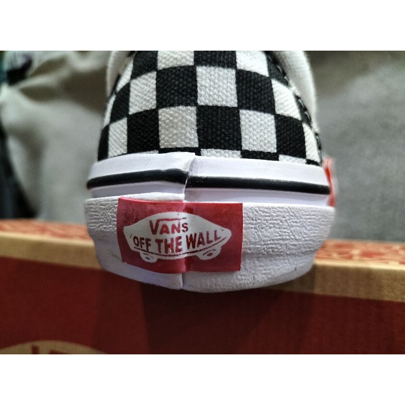 SEPATU SNEAKERS VANS MOTIF KOTAK HITAM PUTIH CATUR BLACK WHITE SEKOLAH KERJA KULIAH NONTON BOLA KASUAL PRIA WANITA KADO HADIAH CEWEK COWOK COUPLE MURAH