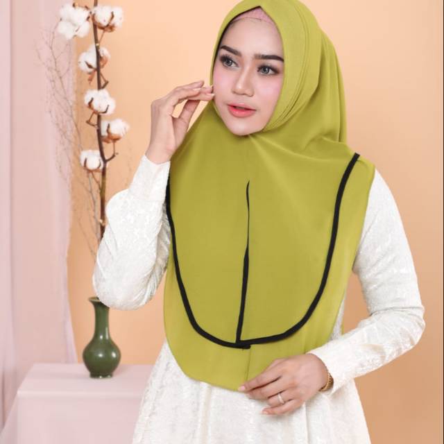 Khimar list oval arza