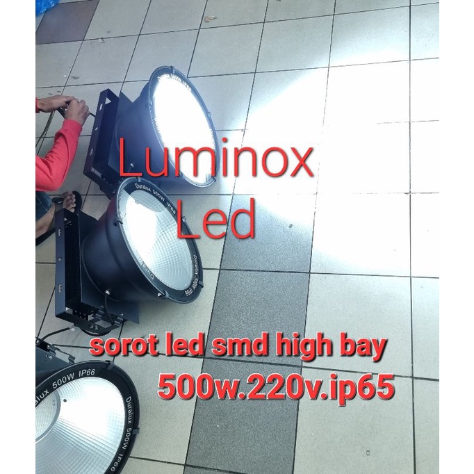 sorot crane led duralux 500watt 500w - tembak high bay led 500 watt 500w duralux 220volt
