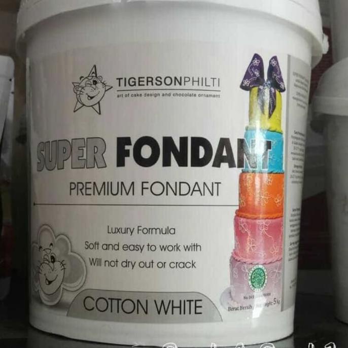

SUPER FONDANT TIGERSON REPACK 1KG PREMIUM FONDAN