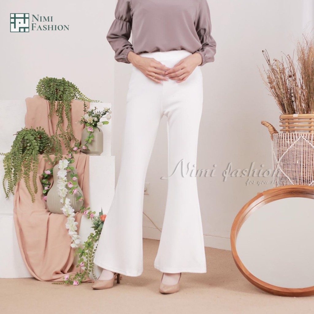 Cutbray Scuba Premium Celana Cutbray Palazzo Wanita Bawahan Highwaist Casual Cutbray Office Pants