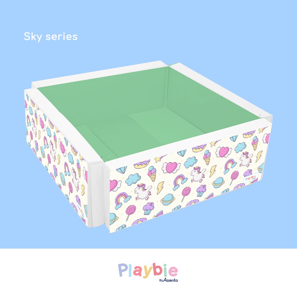 Pattern Sky 5 Bumper Box / Bumper Bed / Alas Bayi / Matras Bayi / Tempat Tidur Bayi