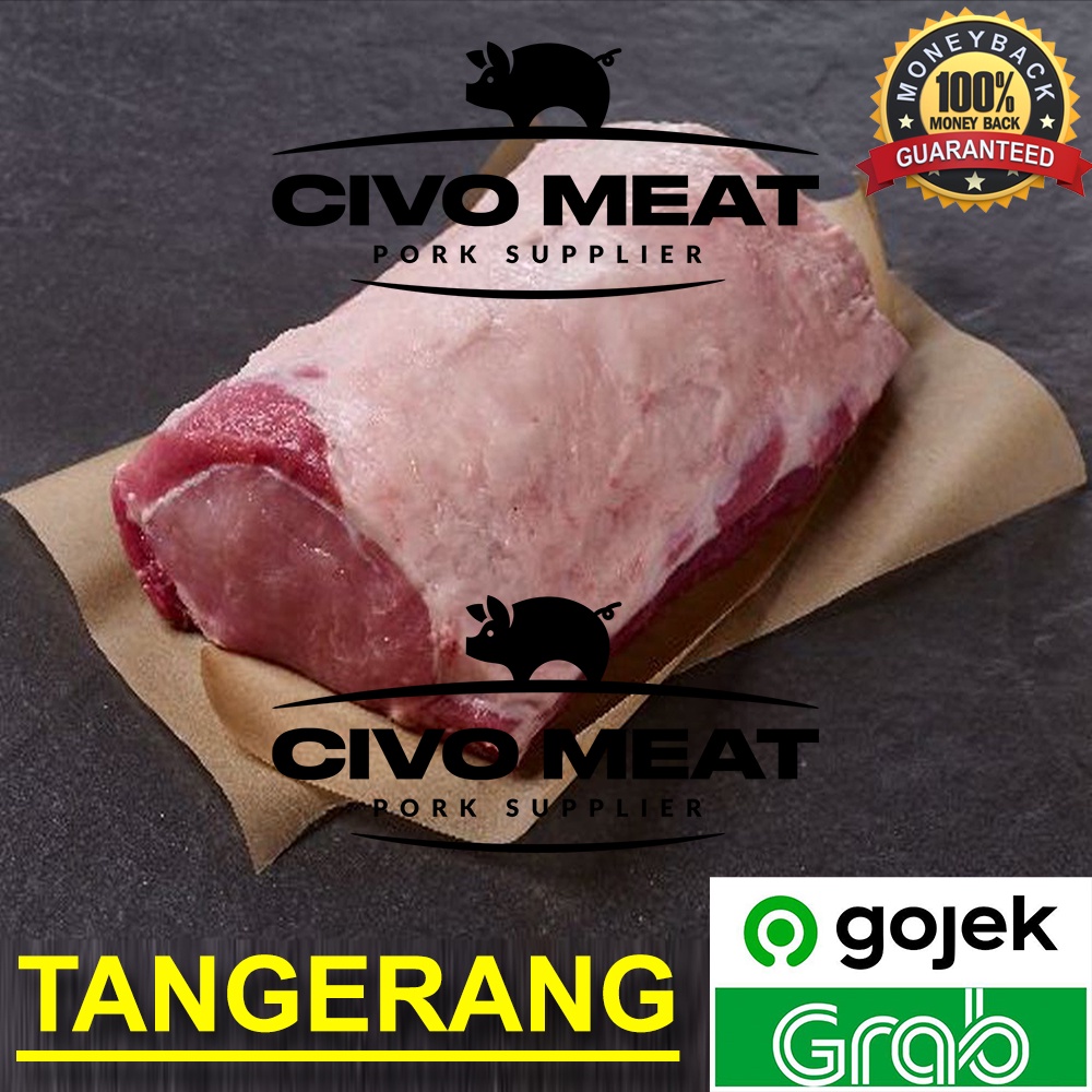 Jual Daging Babi Karbonat / Pork Loin 1 kg