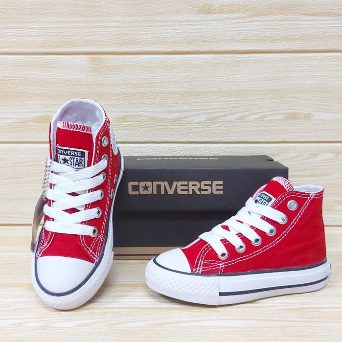 Sepatu Anak Laki-Laki | Sepatu Anak Perempuan | Sepatu Anak Converse All Star High Tali Size 21-35 sepatu baby