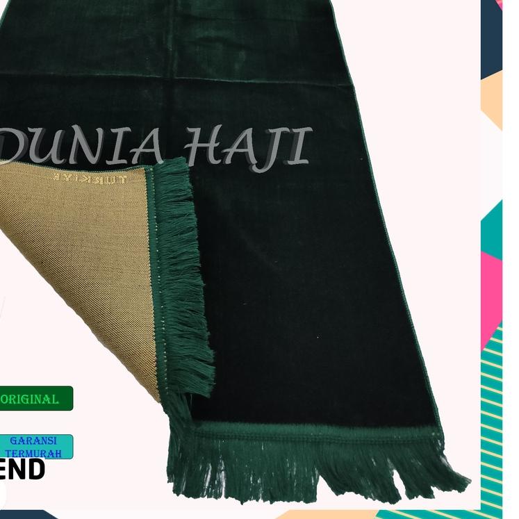 ➢ Sajadah Bulu POLOS WARNA Tebal Ukuran Besar 70 x 110 cm TANPA MOTIF Turki / Oleh Oleh Haji dan Umr