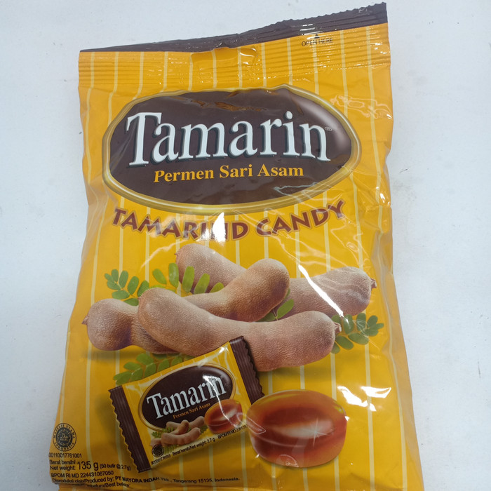 Permen tamarin 135 gr isi 50 pcs