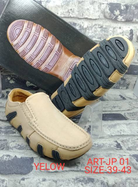 Sepatu kulit asli pria dr mocc jp 01